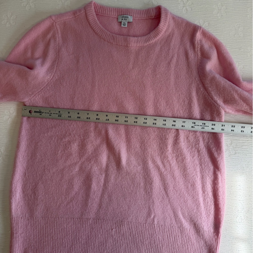 Crown & Ivy Sweater pink size XL - Picture 6 of 8